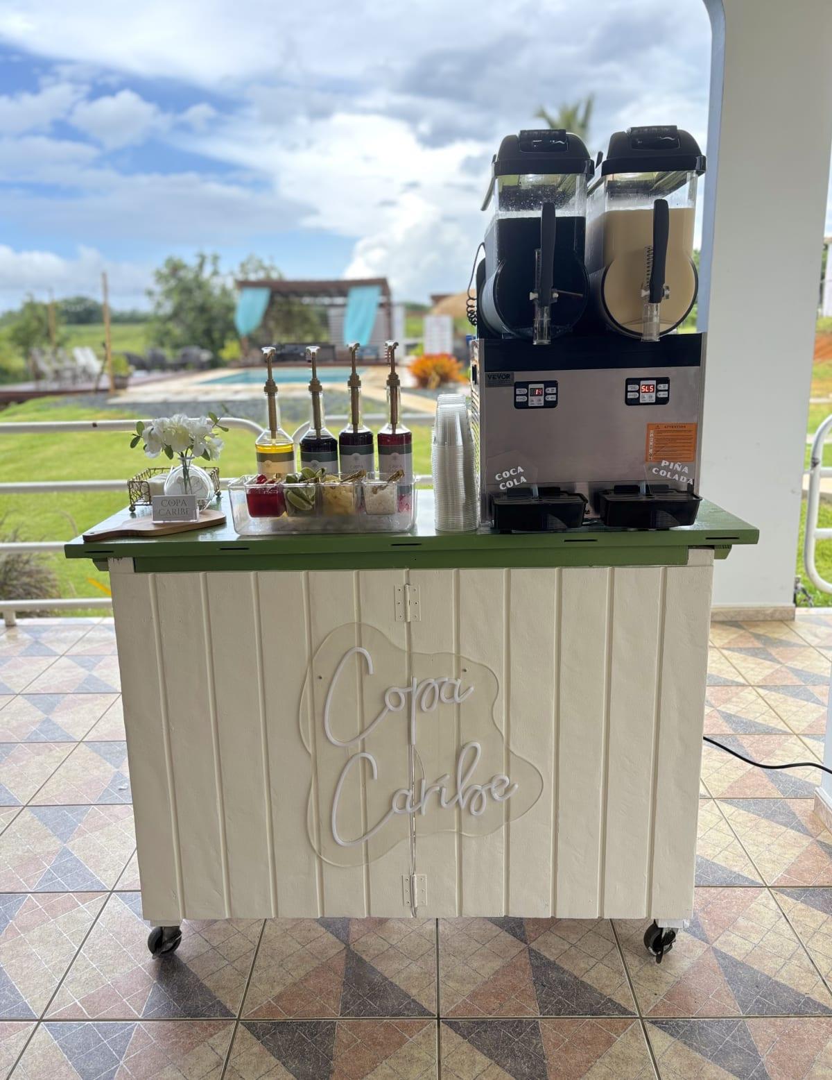 Copa Caribe Barra Móvil de bebidas frozen