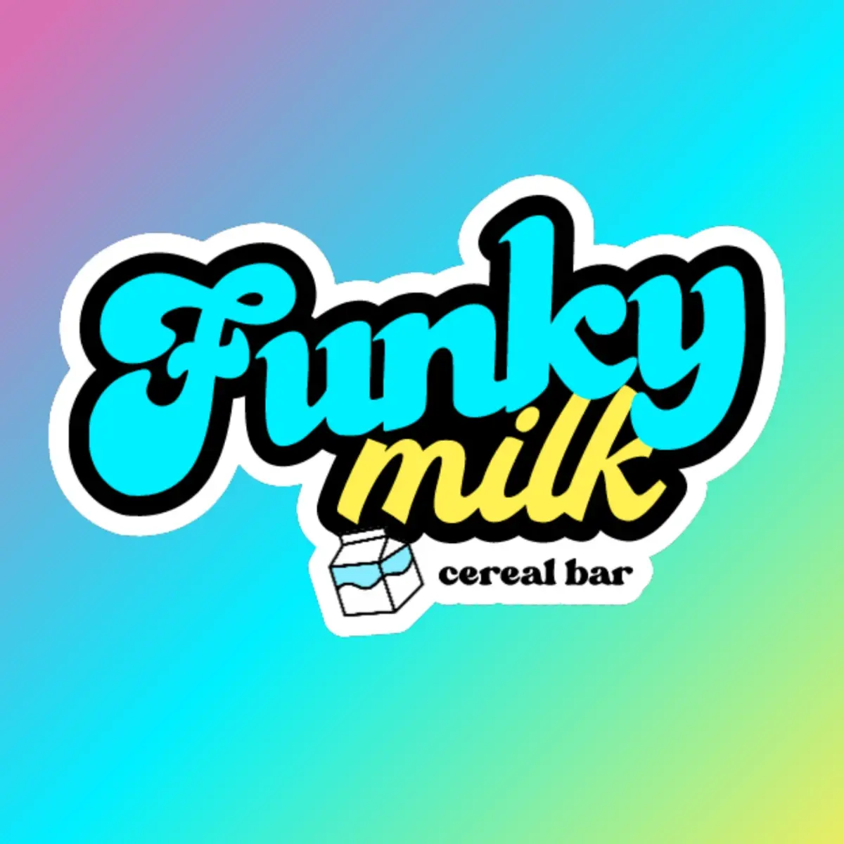 Funky Milk Cereal Bar