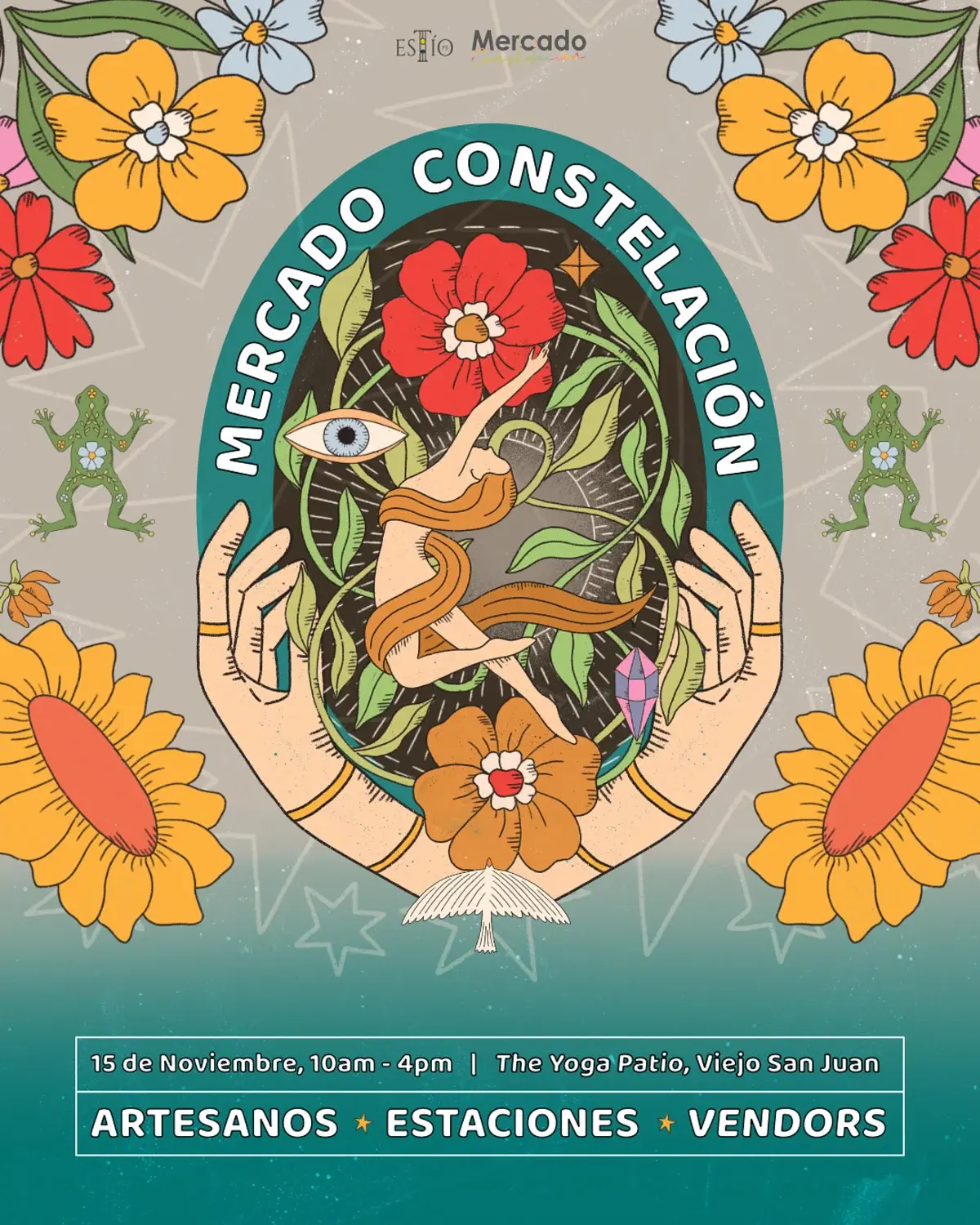 Mercado Constelación | 15 de noviembre “The Yoga Patio” Viejo San Juan.