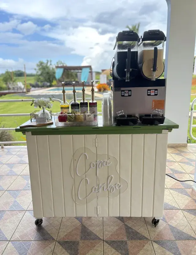 Copa Caribe Barra Móvil de bebidas frozen