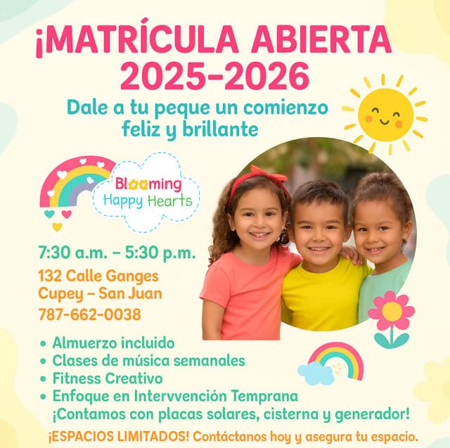 Centro de cuido de niños y preescolar Blooming Happy Hearts
